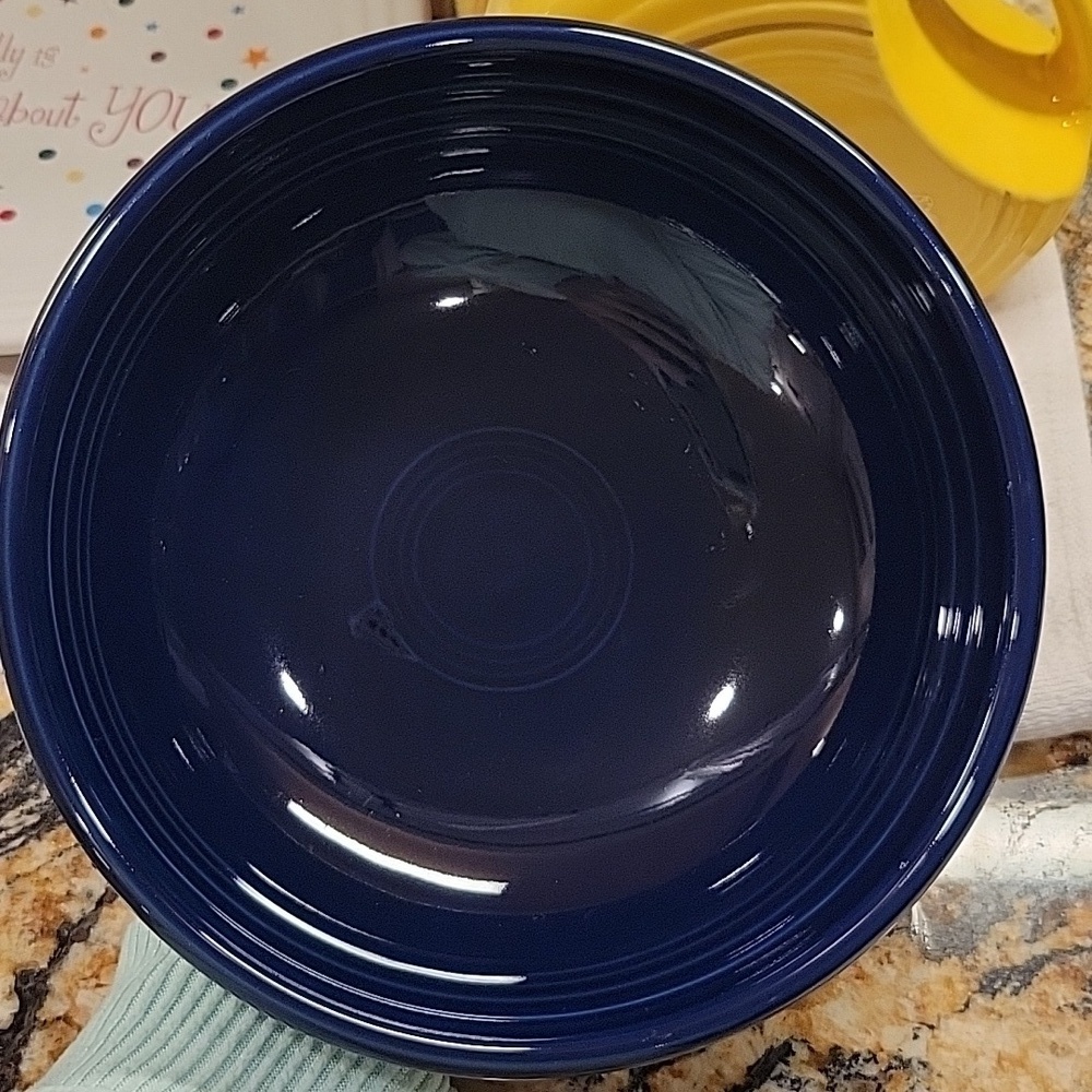 Bistro Coupe 7 5/8 Inch Medium Bowl 38 OZ COBALT